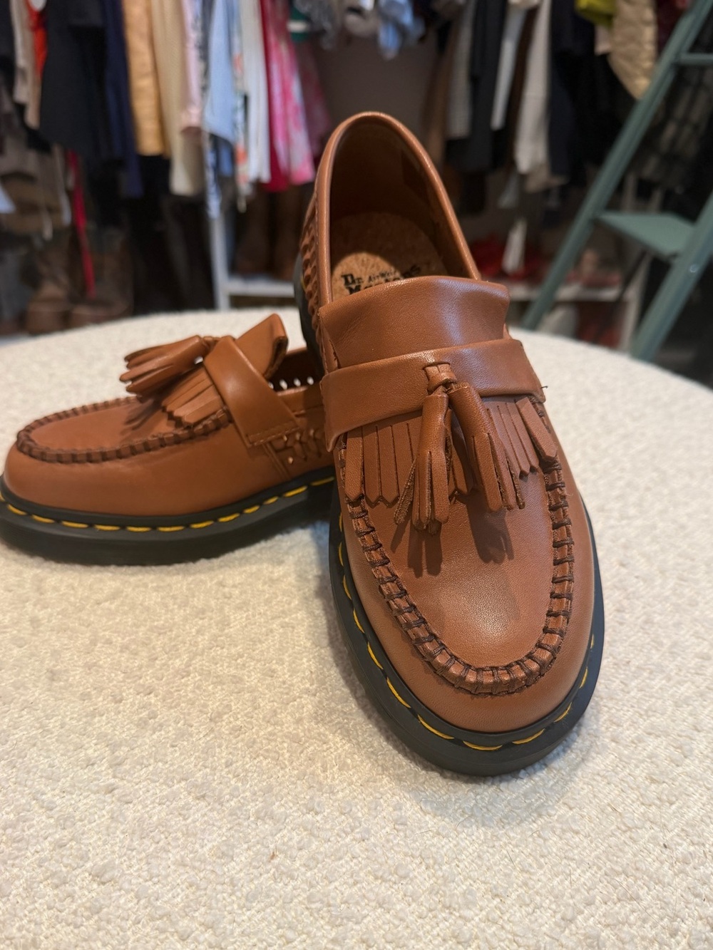 Dr. Martens Adrian Woven Tassel Loafers - Picture 3 of 9